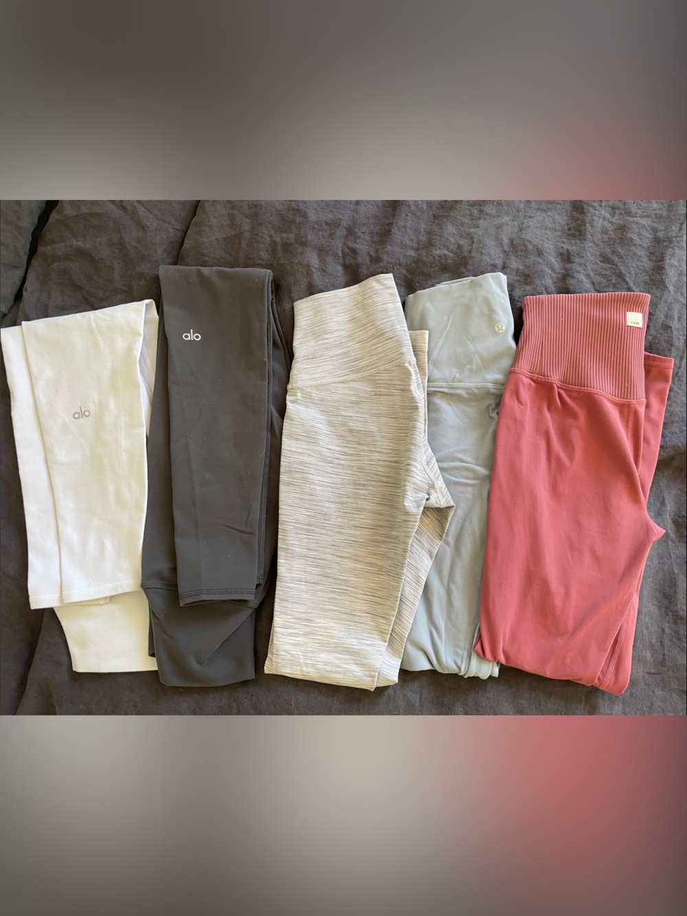 Yoga Pants Legging Set - Alo, Lululemon, Vuori Small 4